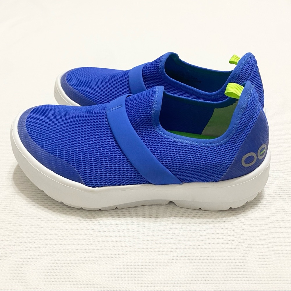 OOFOS Oomg Low Recovery Shoes Slip On Women’s Sneakers Blue - Picture 2 of 7